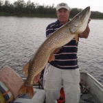 Massive Pike Caught on Gods Lake