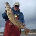 Fishing Pike on Gods Lake