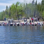 Shore Lunch on Gods Lake